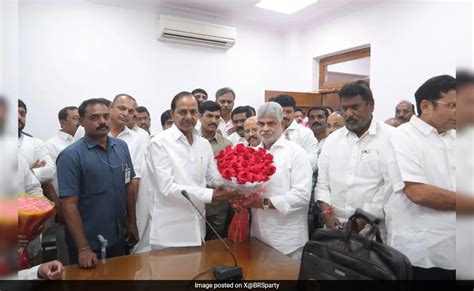 Ex Telangana Chief Minister Kcr Takes Oath As Mla Meets Party Leaders