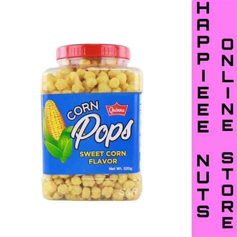 Quinns Corn Pops Sweet Corn Flavor Snack G Shopee Philippines