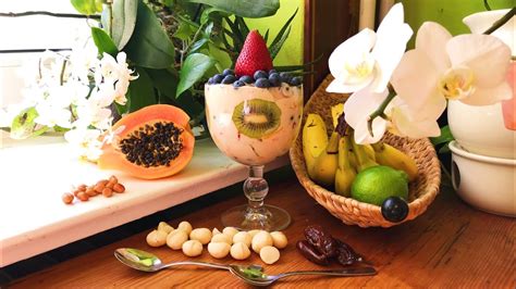 Kiwi Strawberry Papayas In Lime Peanut Macadamia Cream Take 3 YouTube