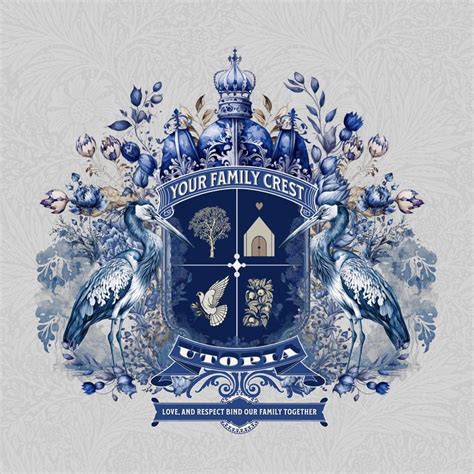 Your Family Crest, Heraldic Coat of Arms, Wedding Crest, New Home ...