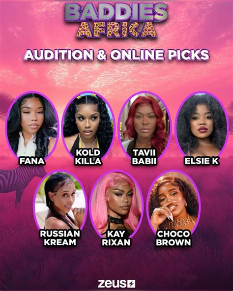 Baddies Africa new cast pt3 in 2025 | Baddies, Celebrities funny