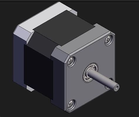 Stepper Motor 3d Model Cgtrader