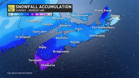 Blustery weekend snowfall could make travel tough for Maritimes - The ...