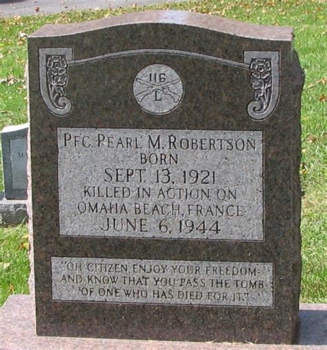 Pfc Pearl Mccoy Robertson M Morial Find A Grave