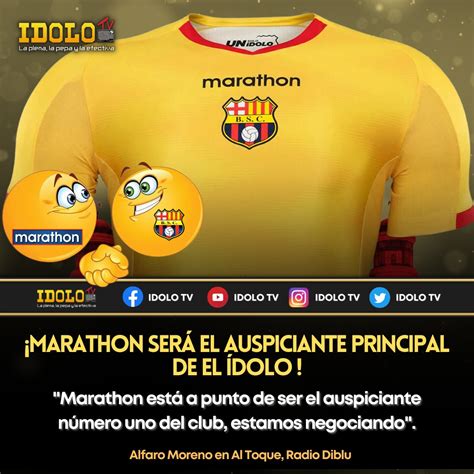 Idolo TV on Twitter MARATHON SERÁ EL AUSPICIANTE PRINCIPAL DE EL