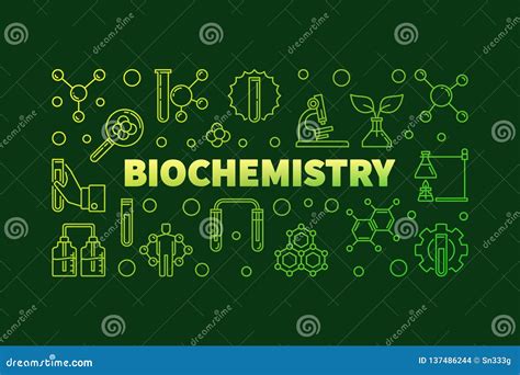 Biochemistry Vector Line Icon, Linear Concept, Outline Sign, Symbol ...