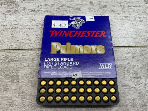 Winchester Large Rifle Primer For Standard Rifle Load Qty