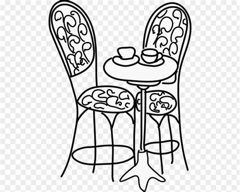 Table Chair Technical Drawing PNG Image - PNGHERO