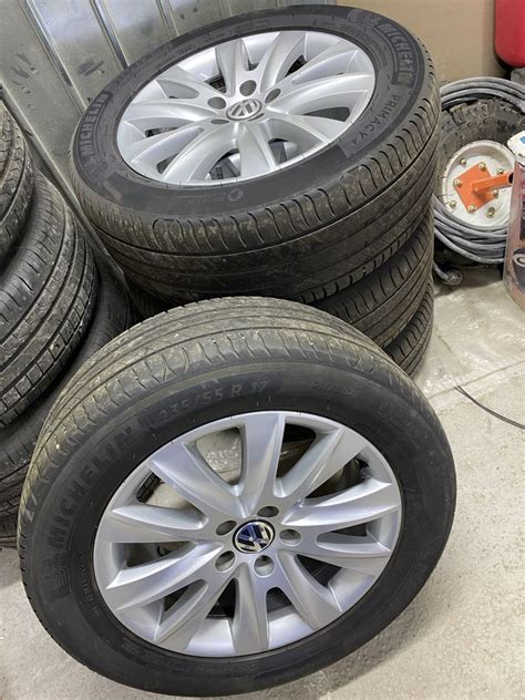 Jante originale VW Tiguan cu anvelope vară Michelin Galati OLX ro