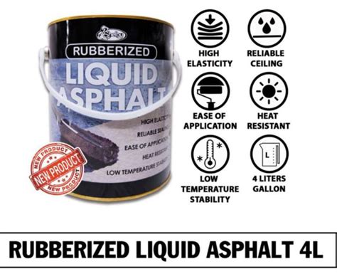 Shelby Rubberized Liquid Asphalt Waterproofing L Gal Lazada Ph