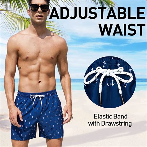 Arcweg Badehose für Herren Jungen Badeshorts mit Kompression Liner 2 in