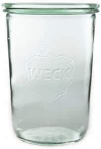 Set Of SIX 850ml Large Weck Jars German Made Classic Design Model 743