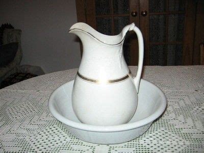 Alfred Meakin J G White English Ironstone Wash Basin Bowl Pitcher