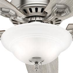 Hunter Auberville 44 Brushed Nickel Indoor LED Ceiling Fan At Menards