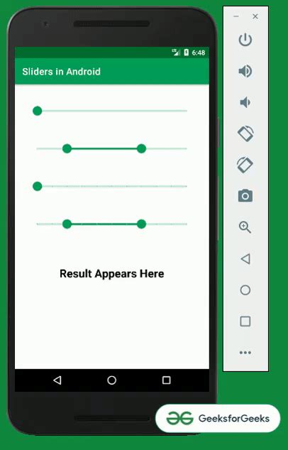 Controles Deslizantes De Componentes De Dise O De Materiales En Android