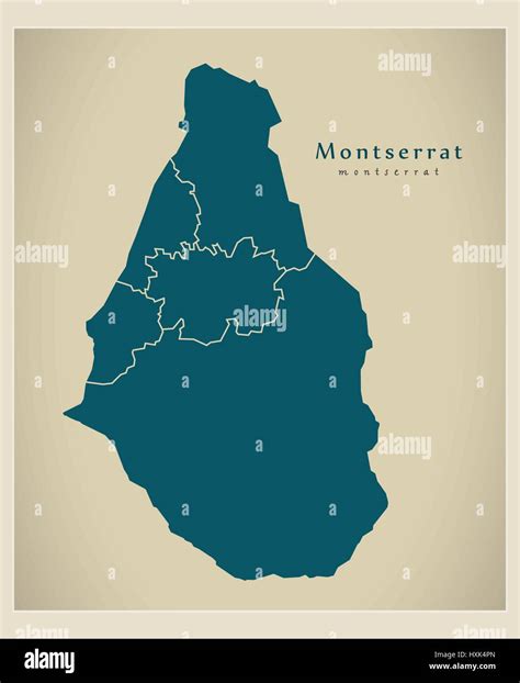 Montserrat Trip Map Hi Res Stock Photography And Images Alamy