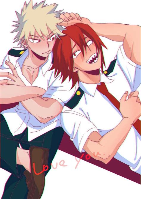 Kiribaku Bakugou Katsuki Kirishima Eijirou Boku No Hero Academia Bnha Mha Boku No Hero