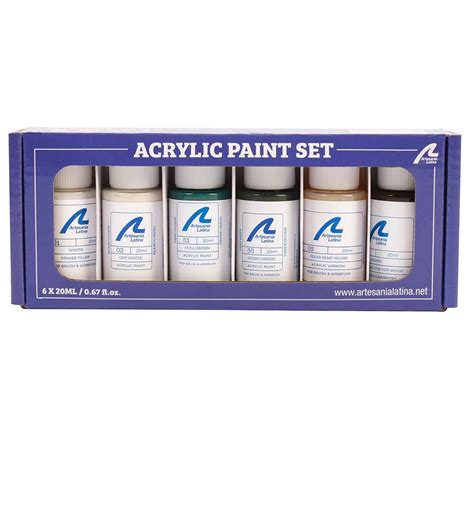 Artesania Latina Indian Girl Canoe Paint Set WoodenModelShipKit