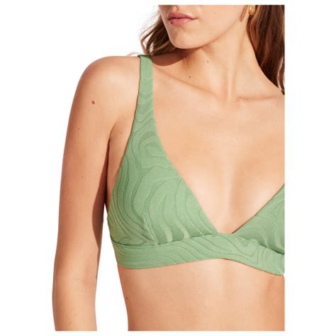 Seafolly Secondwave Longline Tri Bikini Top Damen Online Kaufen