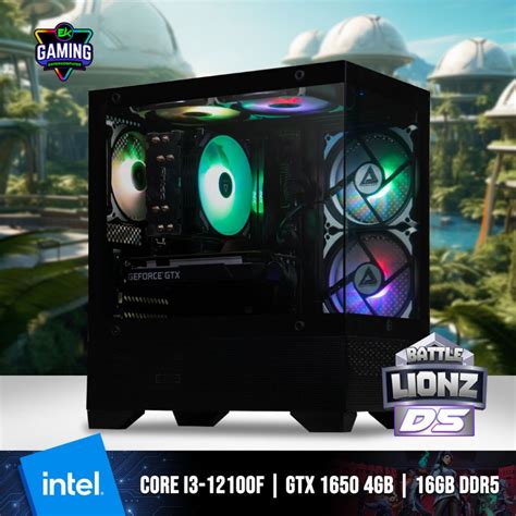 Jual PC Rakitan EK Gaming BattleLionz D5 Core I3 GTX 1650 Enter