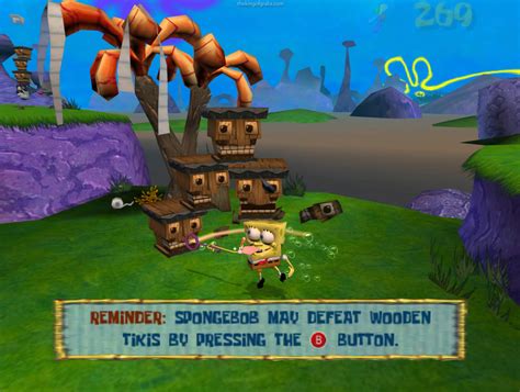 Spongebob Squarepants In Battle For Bikini Bottom GameCube 090 The King Of Grabs