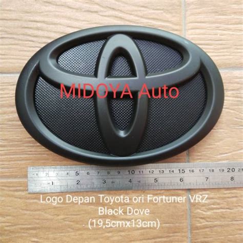 Jual Logo Depan Toyota Fortuner VRZ Black Doff Ori Indonesia Shopee