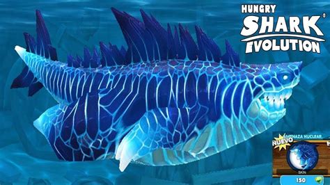 Hungry Shark Evolution New Skin Nuclear Threat From Godzilla Sharkjira