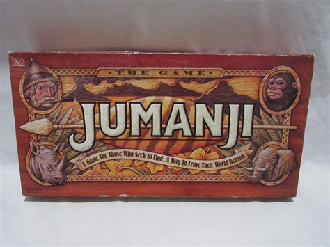 Vintage Jumanji Board Game From Movie 100 Complete 1995 Milton Bradley