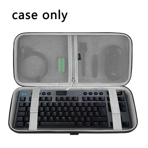 Geekria Keyboard Case For Key Keyboards Hard Shell Travel Carrying