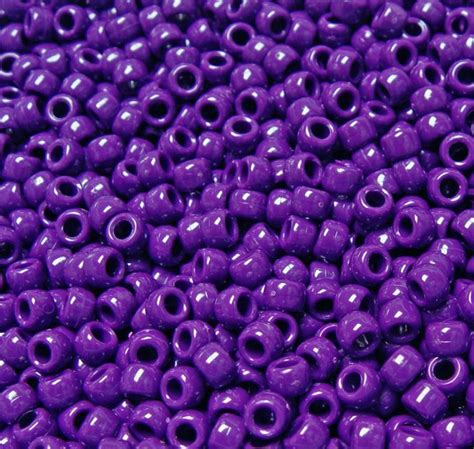 Neon Purple Pony Beads