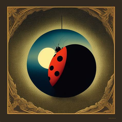 Wavy Eagle730 A Ladybug At Night Counting Stars