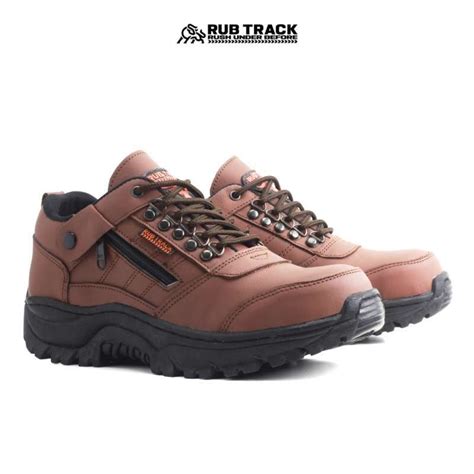 Jual Sepatu Safety Pria Kulit Asli Low Boots Tracking Safety Shoes