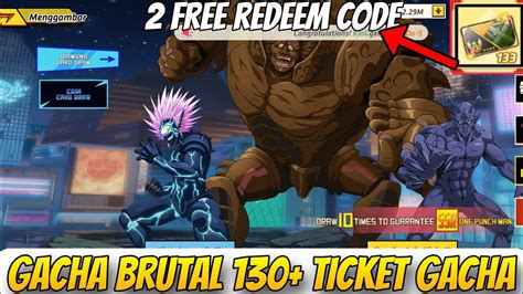 REDEEM CODE 2 CODE SEKALIGUS GACHA BRUTAL 130 KUPON BANJIR SSR