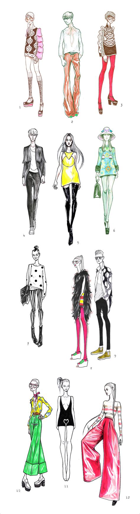 Fashion Illustration Sketches on Behance