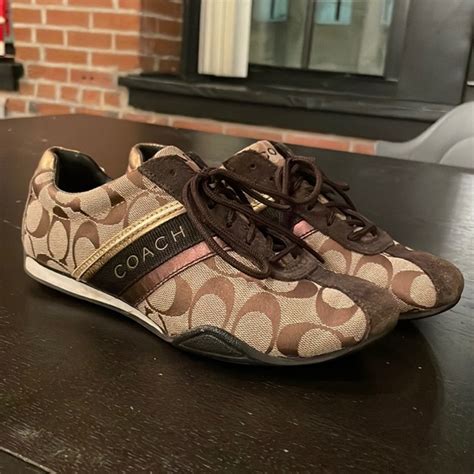 Coach Shoes Coach Jayme Sneakers Tan Gold Size 65 Poshmark