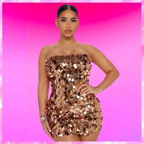 Bardot Sequin Mini Dress Beach Babe Bikini