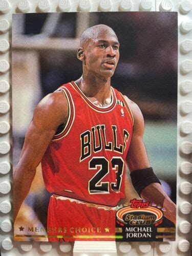 Topps Stadium Club Members Choice Michael Jordan Ebay