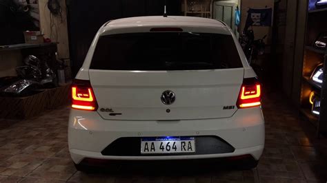 Vw Gol Trend Modificacion De Faros Traseros Full Led Secuencial