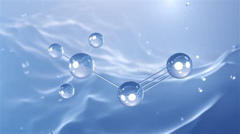 Estructura Molecular Acetonitrilo Modelo D Mol Cula Nitr Geno