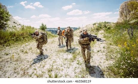 British Special Forces Soldiers Weapons During Stock Photo 463368119 ...