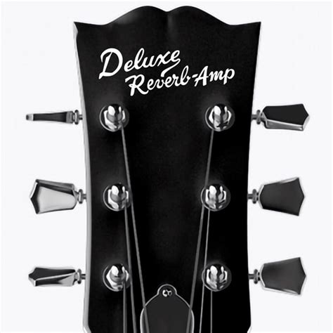 Adesivo Per Chitarra Fender Deluxe Reverb Stickersmurali