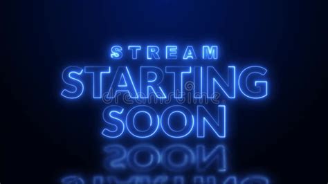 Starting Soon Cartoon Illustration Stream Overlay Starting Text Copy Space Stock Footage