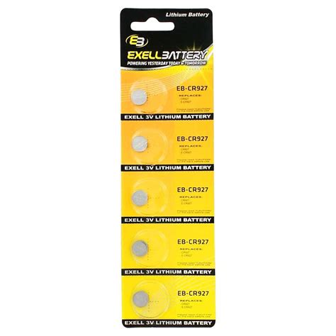 Exell Battery Lithium CR927 Coin Batteries (5-Pack) EB-CR927 at Lowes.com