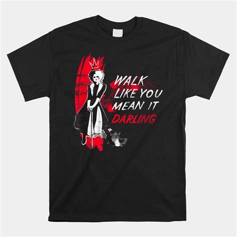 Cruella Walk Like You Mean It Daring Shirt - Walmart.com
