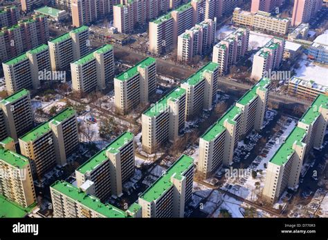 High Rise Apartments On Yeouido Island In Seoul South Korea Stock