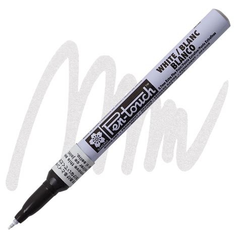 Sakura Pen Touch Paint Marker Extra Fine Tip White BLICK Art Materials