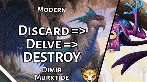 Discard Delve DESTROY Dimir Murktide Modern MTGO YouTube