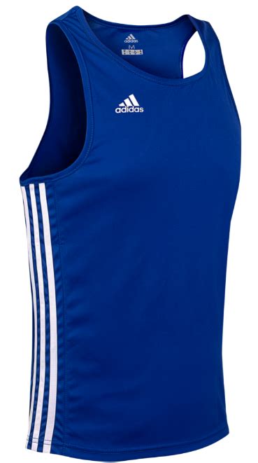 Adidas Base Punch Boxing Vest Blue White Fight Outlet