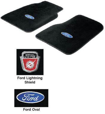 Logo Floor Mat Set Protects Your Carpet - LMC Truck