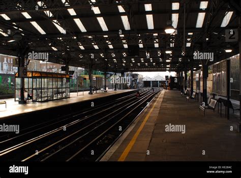 United Kingdom London Queens Park Underground Station Stock Photo